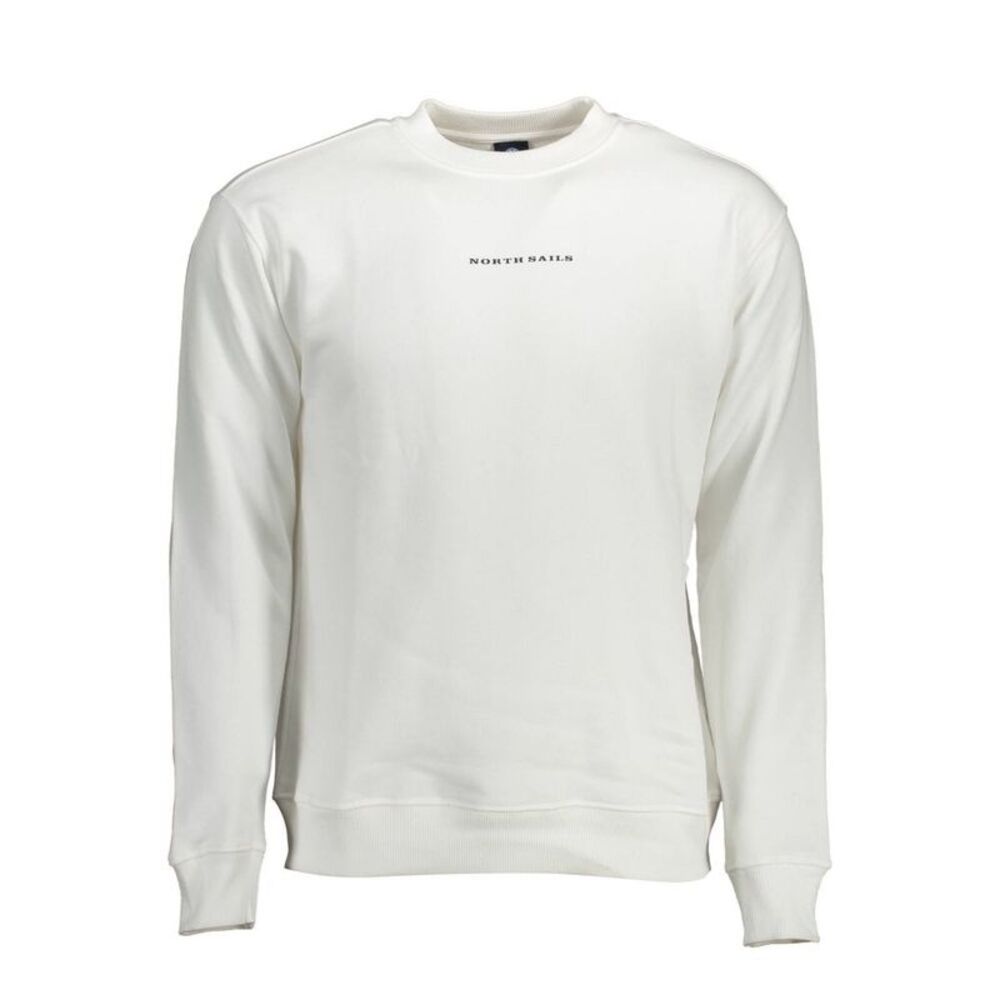 North Sails Bianco Cotton Men Men's Sweatshirt